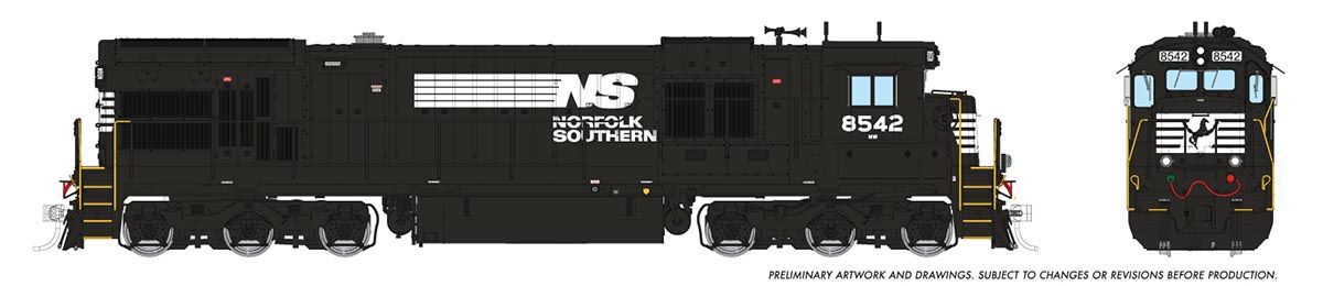 Rapido Trains 042125 HO Norfolk Southern C36-7 Diesel Locomotive DC/Silent #8542