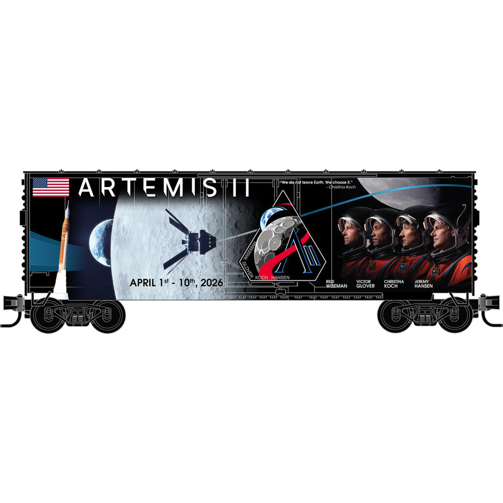 Micro-Trains 310010003 HO Artemis II 40’ Insulated Plug Door Steel Box Car Kit