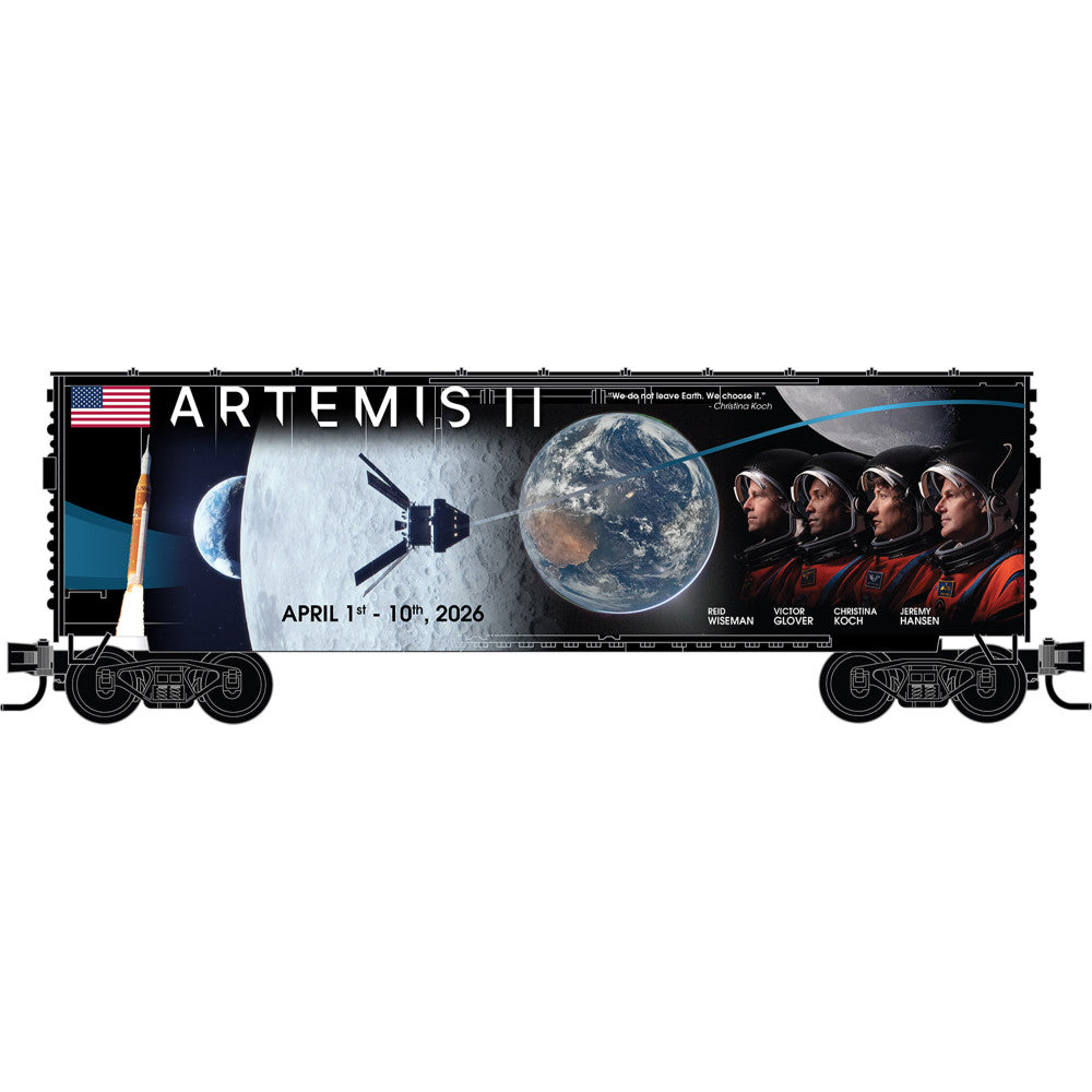 Micro-Trains 310010003 HO Artemis II 40’ Insulated Plug Door Steel Box Car Kit