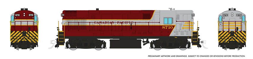 Rapido Trains 044032 HO CPR H16-44 DIesel Locomotive DC/Silent #8724