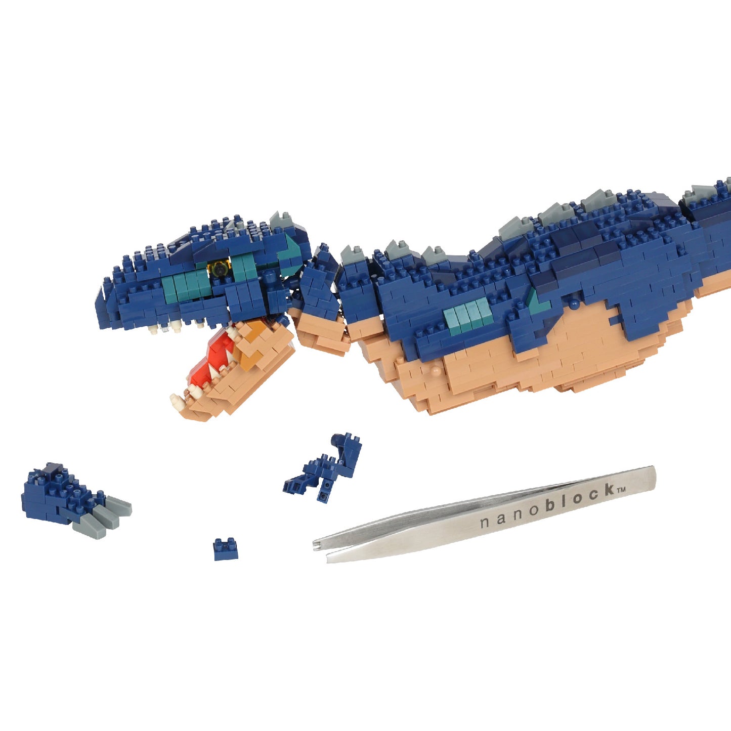 Nanoblock 22386 Dinosaur Deluxe Edition Giganotosaurus Blocks