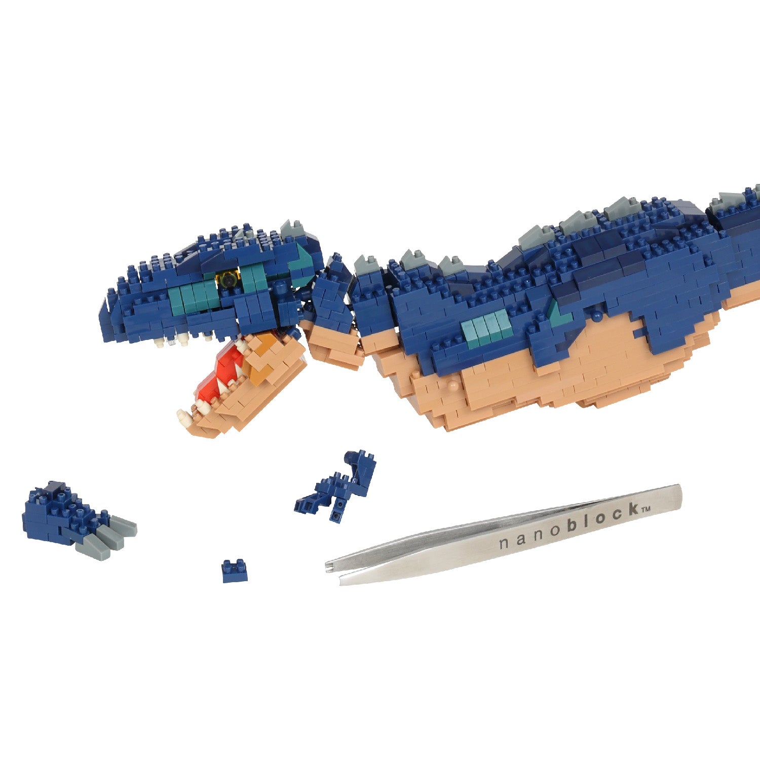 Nanoblock 22386 Dinosaur Deluxe Edition Giganotosaurus Blocks