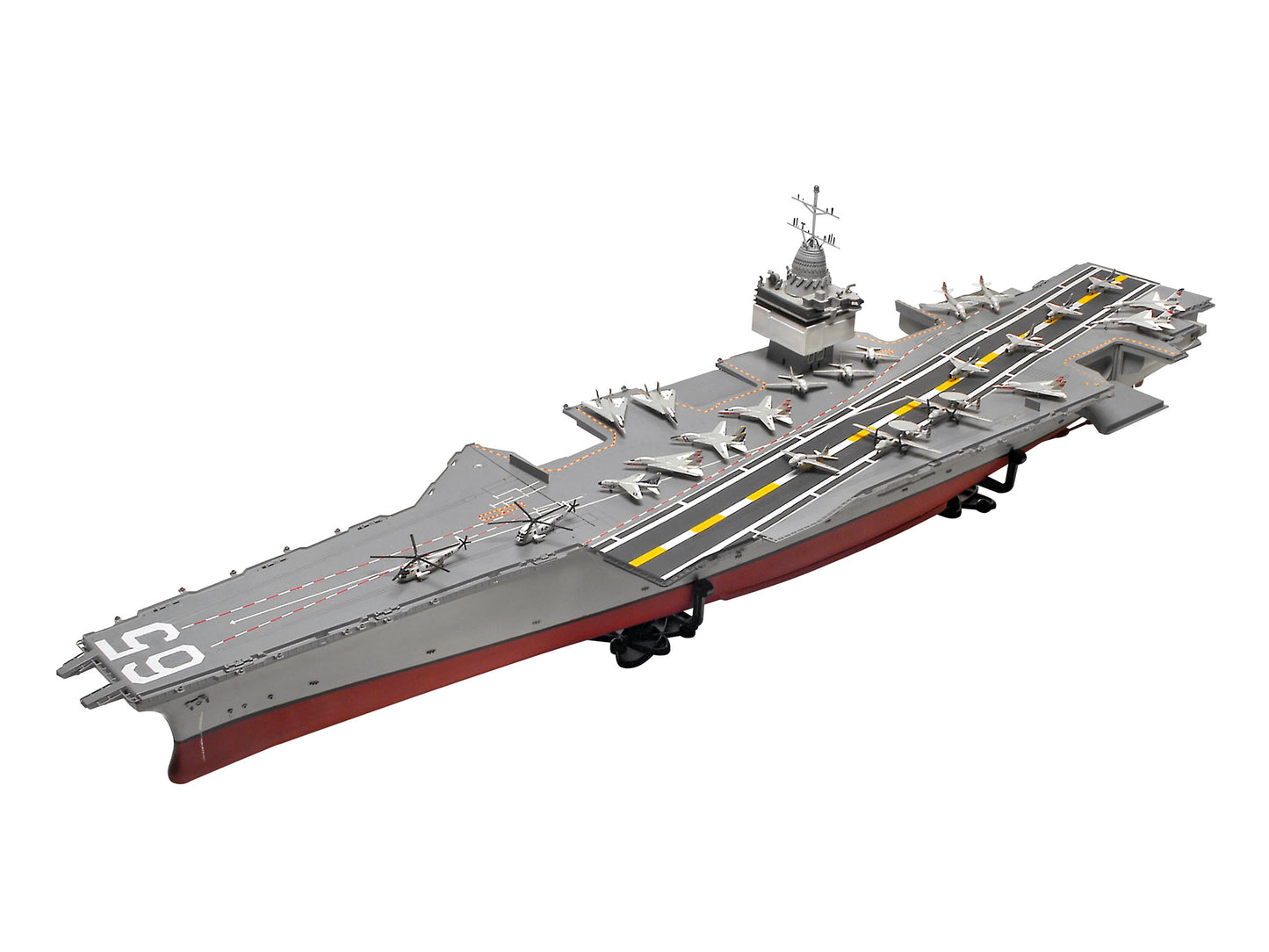 Revell of Germany 05173 1:400 USS Enterprise CVN-65 Aircraft Carrier Plastic Kit