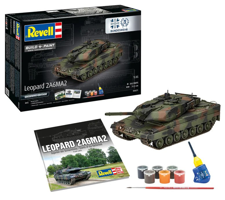 Revell of Germany 05631 1:35 Leopard 2 A6A2 Tank Plastic Model Kit