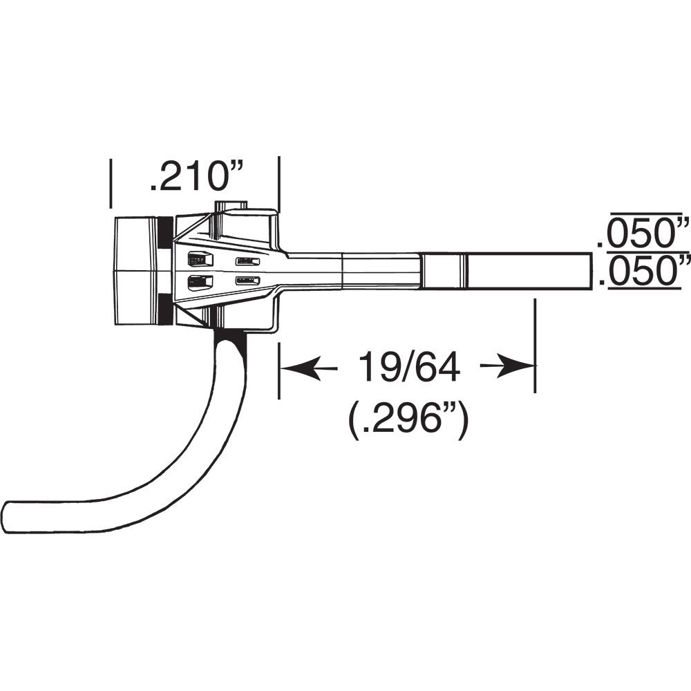 Kadee 58-25 HO #58 Scale Head Metal Couplers - Medium Centerset Shank Bulk Pack