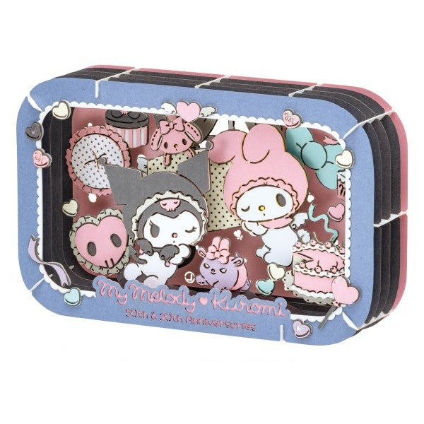 Ensky 52902 PT-L95 Sanrio Characters: My Melody & Kuromi Paper Craft Kit