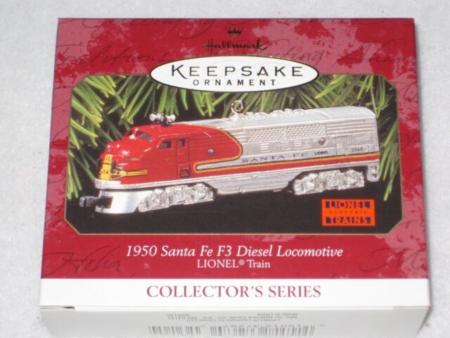 Hallmark QX6145 1950 Santa Fe F3 Diesel Locomotive Collectors Series Lionel