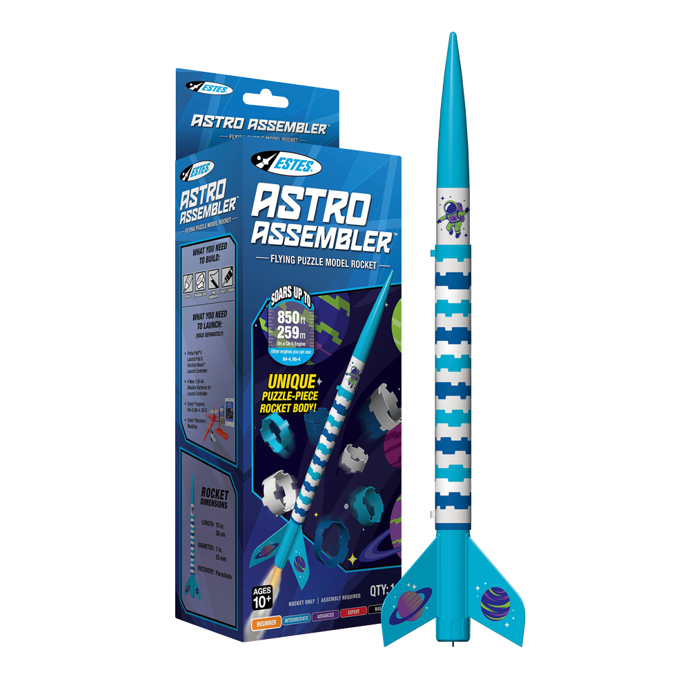 Estes 000649 Astro Assembler Flying Puzzle Model Rocket