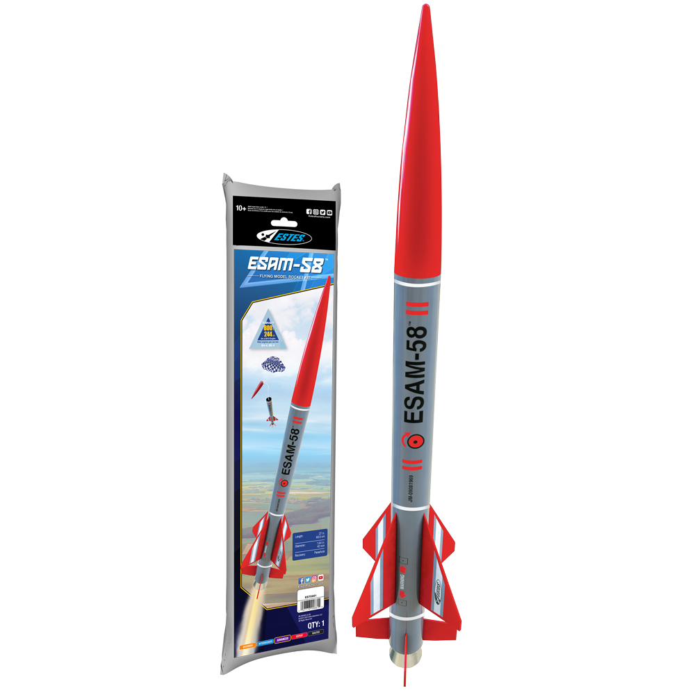 Estes 000661 ESAM-58 Flying Model Rocket Kit