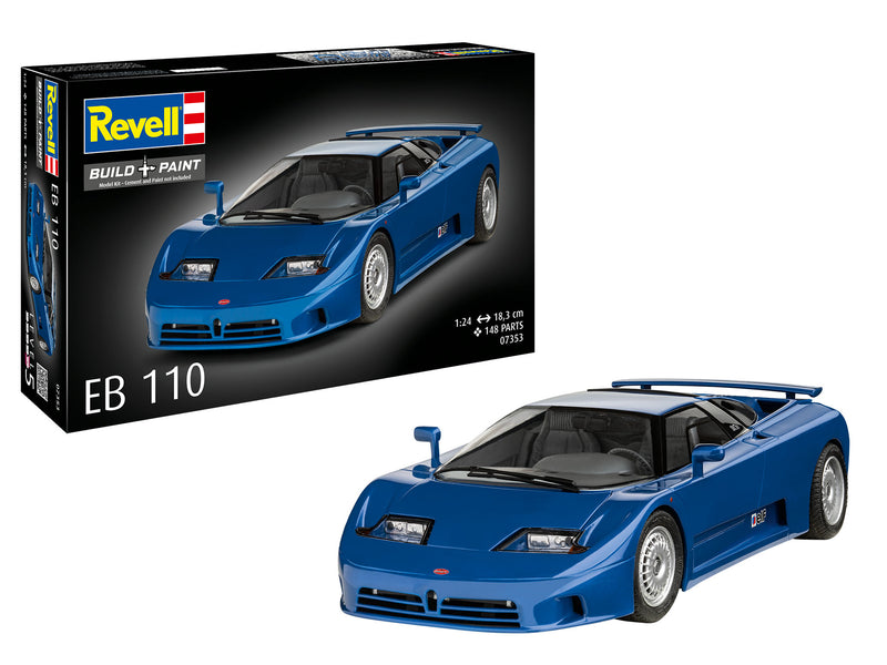 Revell of Germany 07353 1:24 Bugatti EB110 Supercar Plastic Model Kit