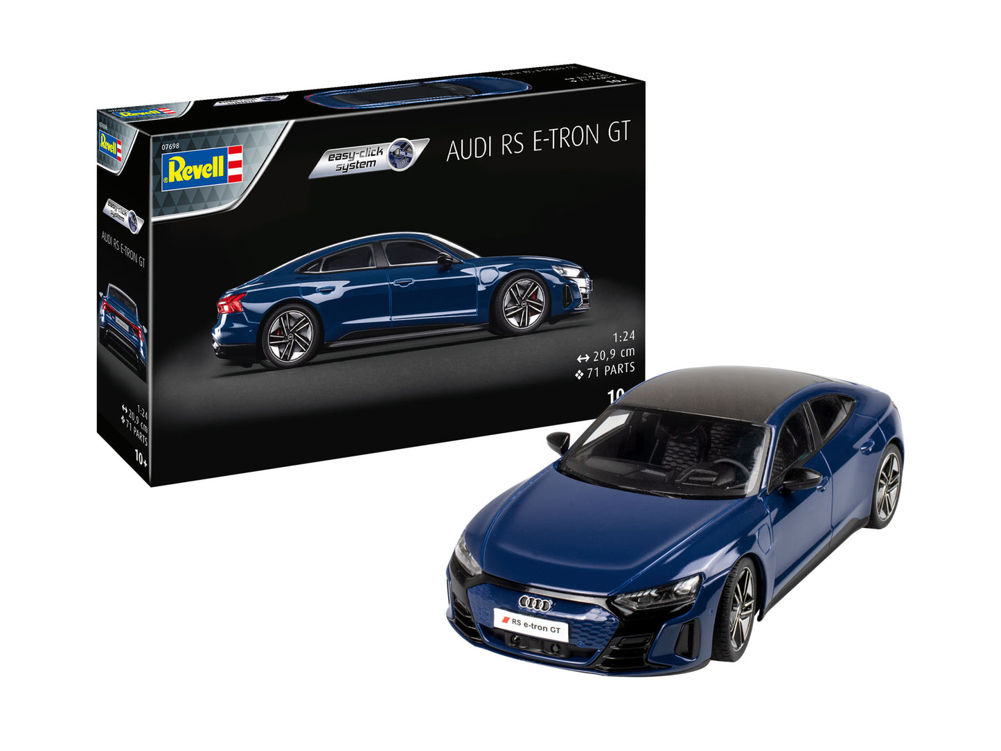 Revell of Germany 07698 1:24 Audi RS E-Tron GT Easy-Click-System Car Plastic Kit