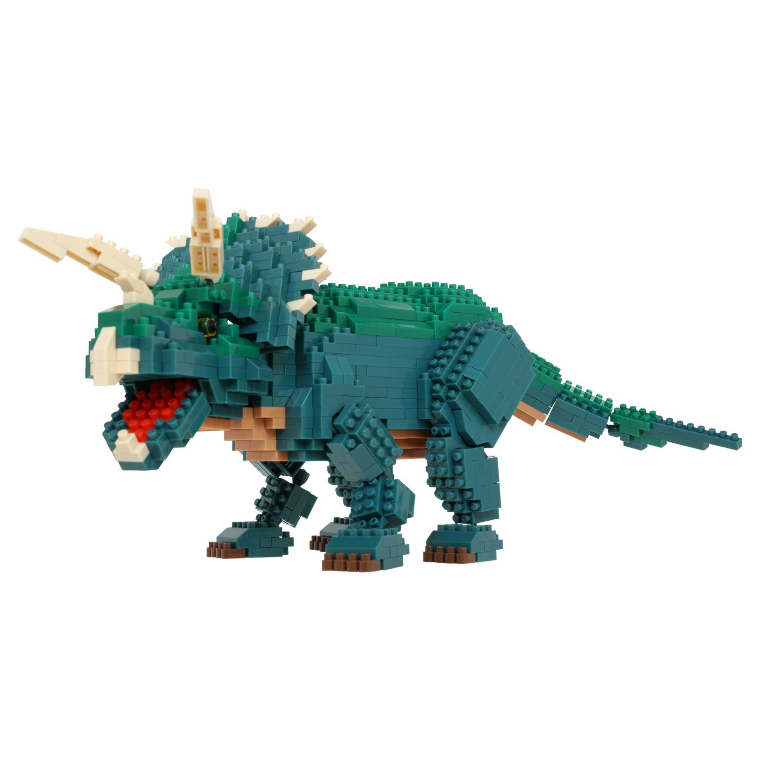 Nanoblock 22385 Advanced Hobby Series Dinosaur Deluxe Edition Triceratops Blocks