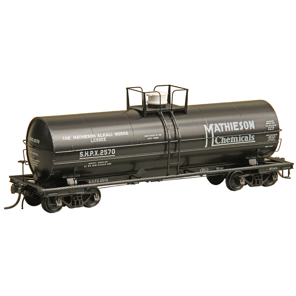 Kadee 9015 HO Mathieson Chemicals SHPX ACF 11000 gal Insulated Tank Car #2570