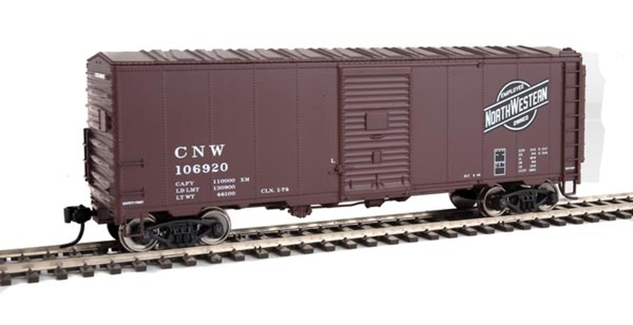 Walthers 910-1185 HO CNW 40' AAR Modernized 1948 Boxcar #106920
