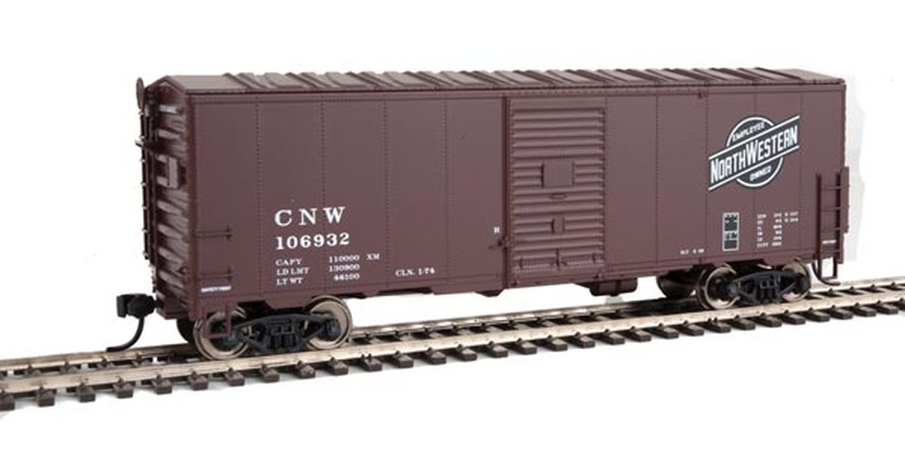Walthers 910-1186 HO CNW 40' AAR Modernized 1948 Boxcar #106932