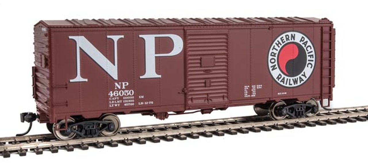 Walthers 910-1197 HO Northern Pacific 40' AAR Modernized 1948 Boxcar #46050