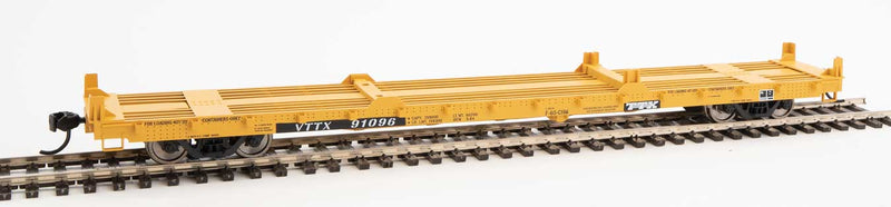 Walthers 910-5379 HO TTX VTTX RTR 60' Pullman-Standard Flatcar #91096