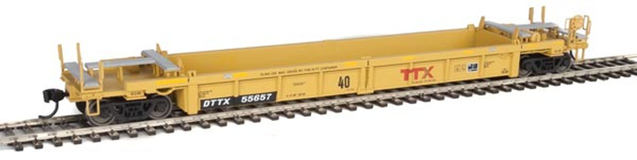 Walthers 910-5640 HO TTX DTTX Thrall Rebuilt 40' Well Car #55657