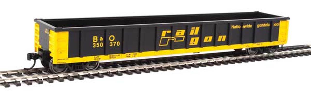 Walthers 910-6203 HO Baltimore & Ohio 53' Railgon Gondola #350370