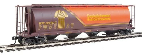 Walthers 910-7833 HO Saskatchewan Grain Car Corp 59' Cylindrical Hopper #625167