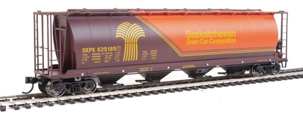 Walthers 910-7834 HO Saskatchewan Grain Car Corp 59' Cylindrical Hopper #625185