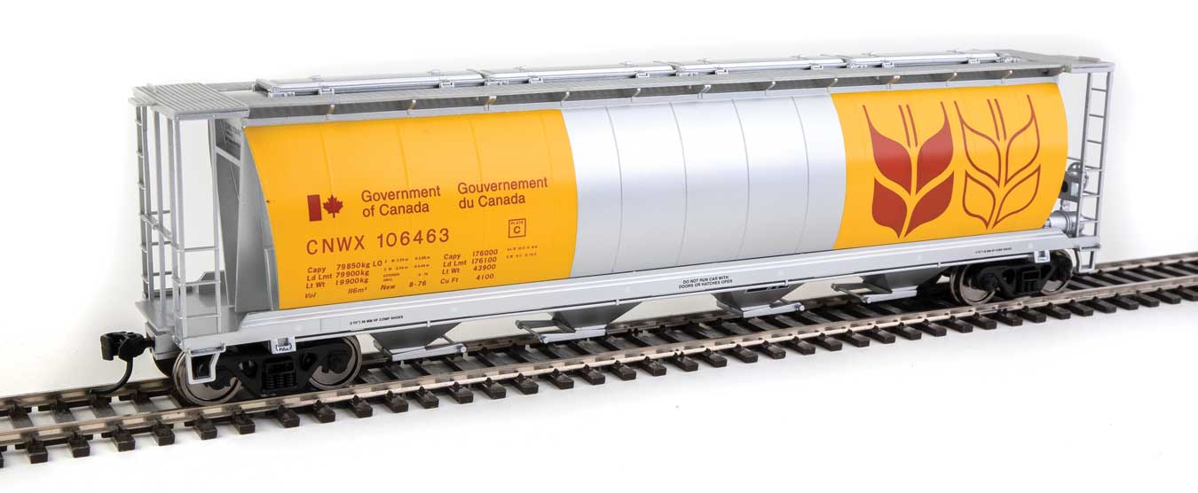 Walthers 910-7846 HO CNWX Ready to Run 59' Cylindrical Hopper #106463