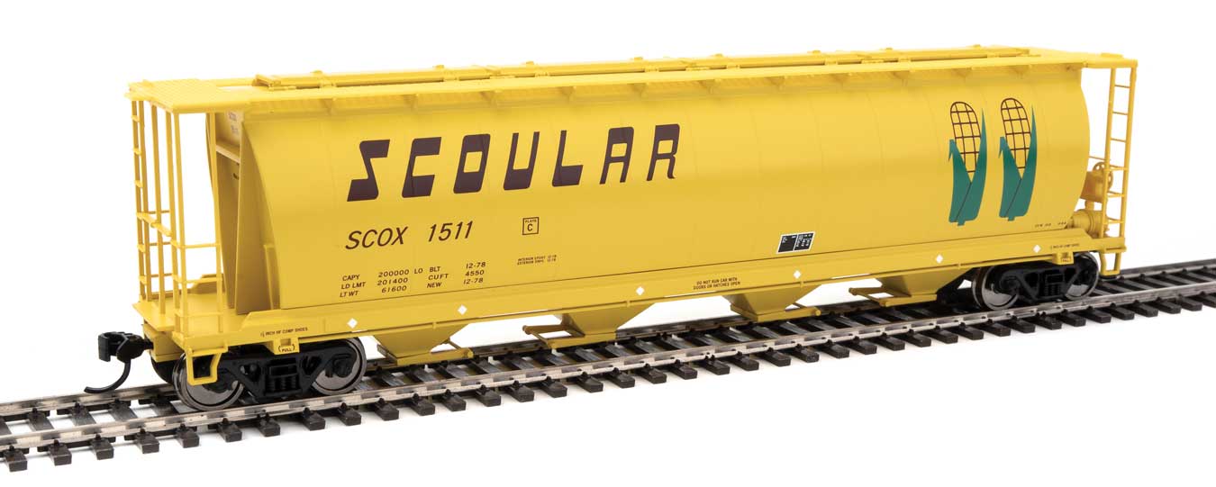 Walthers 910-7860 HO SCOX Ready to Run 59' Cylindrical Hopper #1511