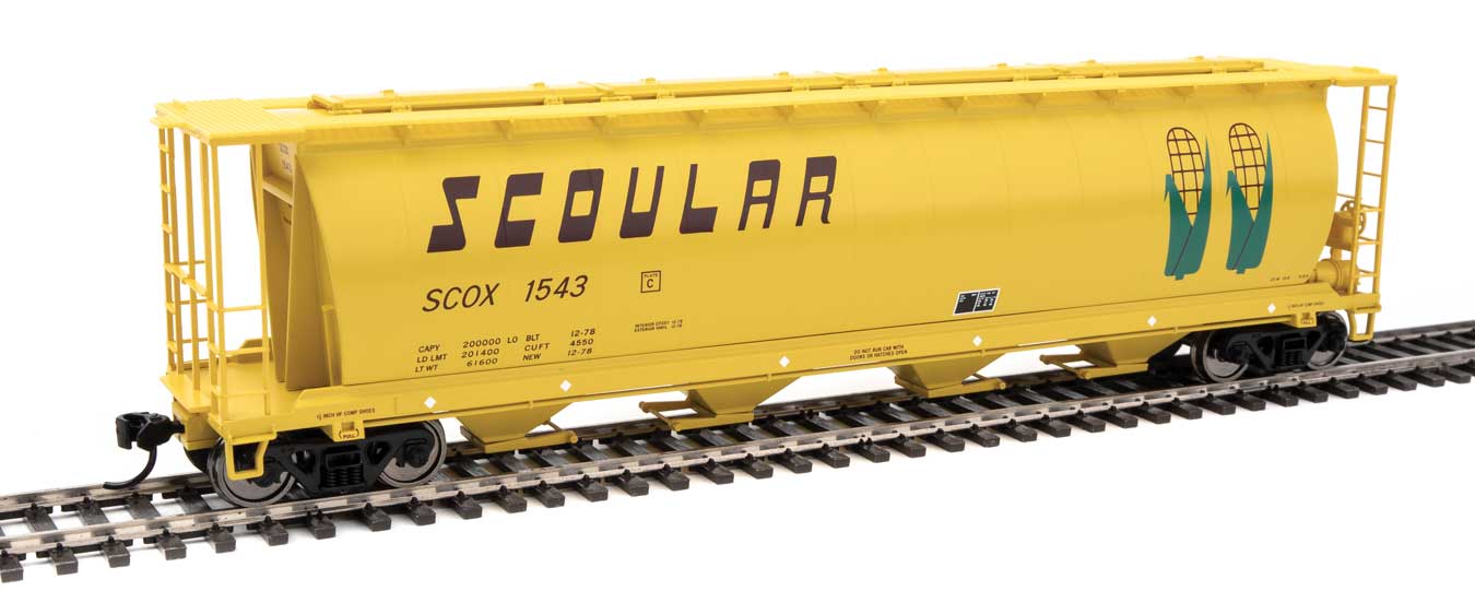 Walthers 910-7863 HO SCOX Ready to Run 59' Cylindrical Hopper #1543