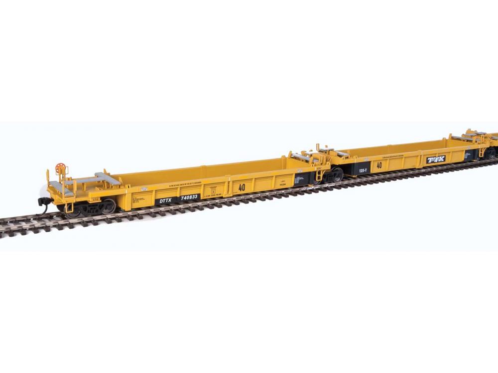 Walthers 910-55625 HO DTTX Thrall Rebuilt 40' Well Car #740833 (Set of 5)
