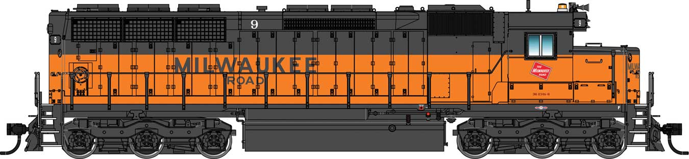 Walthers 920-41152 HO MILW SD45 Diesel Locomotive with LokSound 5 & DCC #9