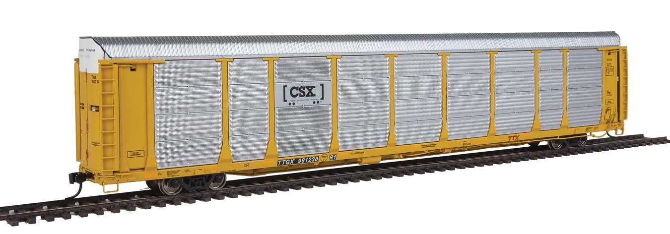 Walthers 920-101357 HO CSX 89' Thrall Bi-Level Autorack #981238 LN/Box