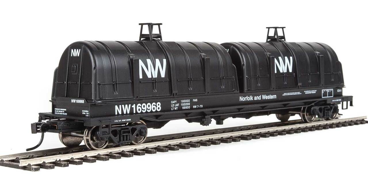 Walthers 920-105251 HO Norfolk & Western 50' Evans Cushion Coil Car RTR #169968