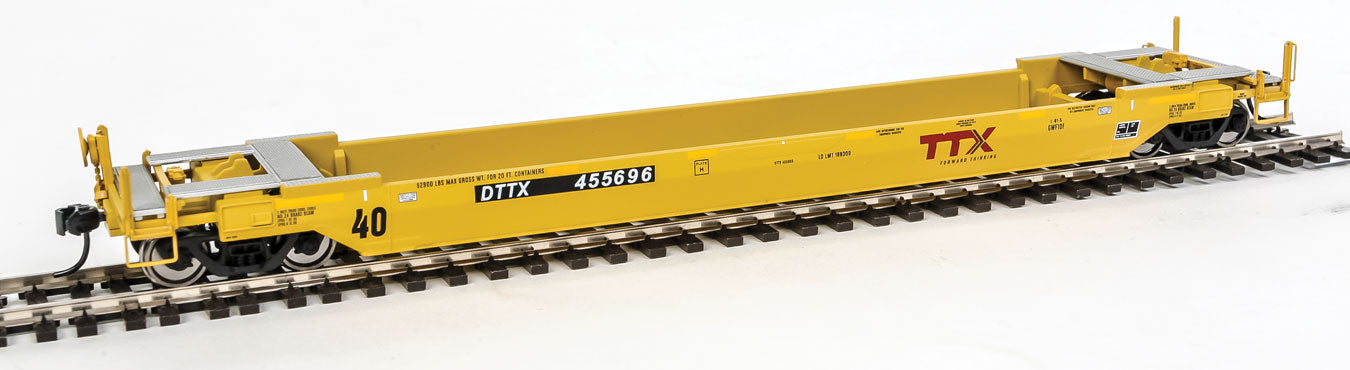 Walthers 920-109125 HO DTTX Forward Thinking Logo Rebuilt 40' Well Car #455696 LN/Box