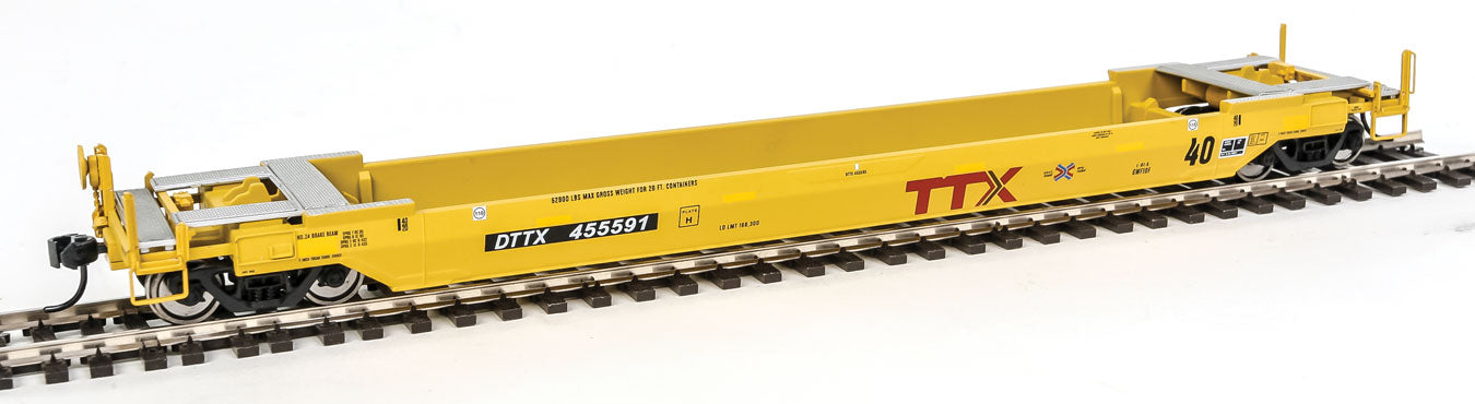 Walthers 920-109130 HO DTTX New & Railbox Logo Rebuilt 40' Well Car #457201