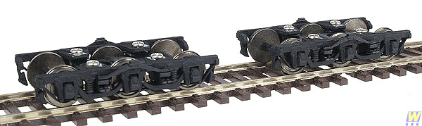 Walthers 933-1078 HO Pullman 106W Friction Bearing 6-Wheel Truck Set