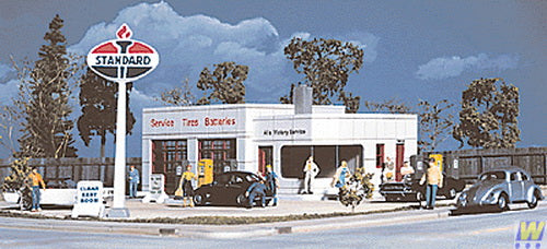 Walthers 933-3072 HO Al's Victory Service Structure Building Kit