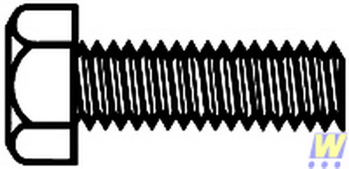 Walthers 947-1126 00-90 1/2" Brass Hex Head Machine Screws (Pack of 10)