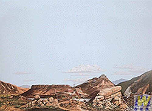 Walthers 949-704 HO Instant Horizons "Desert to Mountain" Background Scene