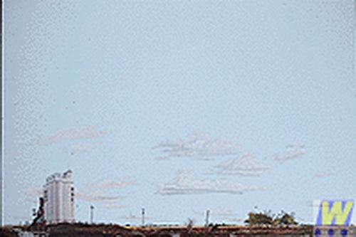 Walthers 949-709 HO Instant Horizons"The Prairie/Grain Elevator"Background Scene