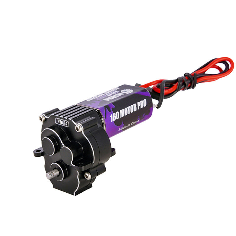 Injora 4M-49A 1:18 TRX4M Complete Transmission with 180 Brushed Motor