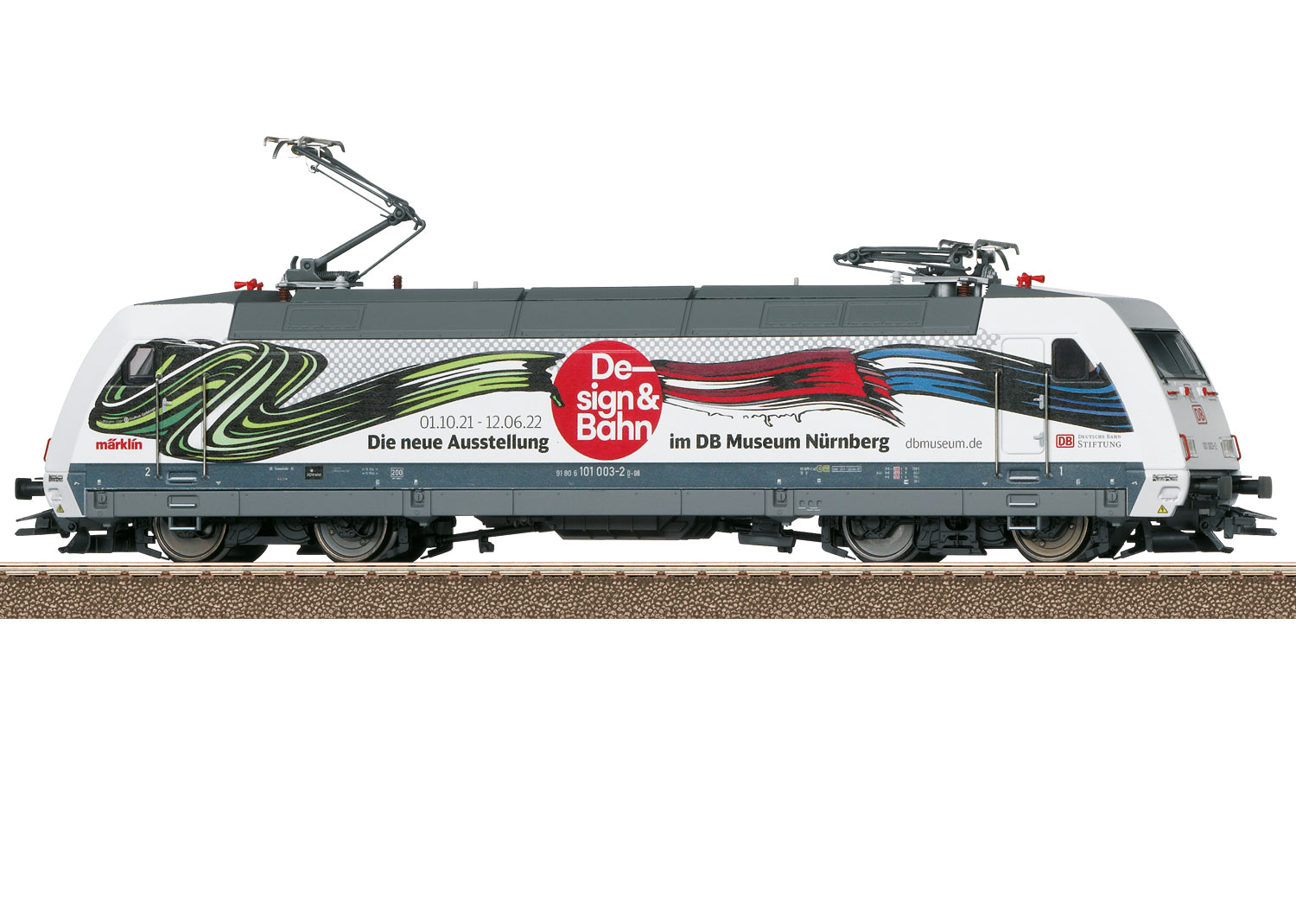 Trix 25379 HO German Railroad Inc. Design & Bahn Class 101 Electric Locomotive