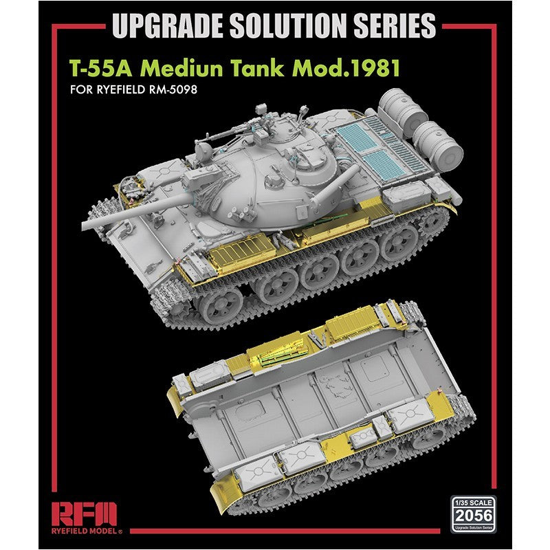 Rye Field Models RM-2056 1:35 T-55A Medium Tank Mod. 1981 Resin Kit