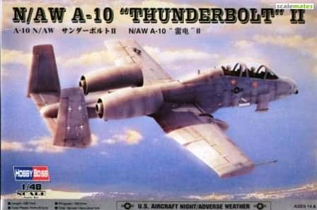 Hobby Boss Models 80324 1:48 N/AW A-10 Thunderbolt II Military Plane Kit