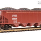 Broadway Limited 10137 HO MILW with White ARA 70-ton 4-Bay Hopper B (Set of 6)