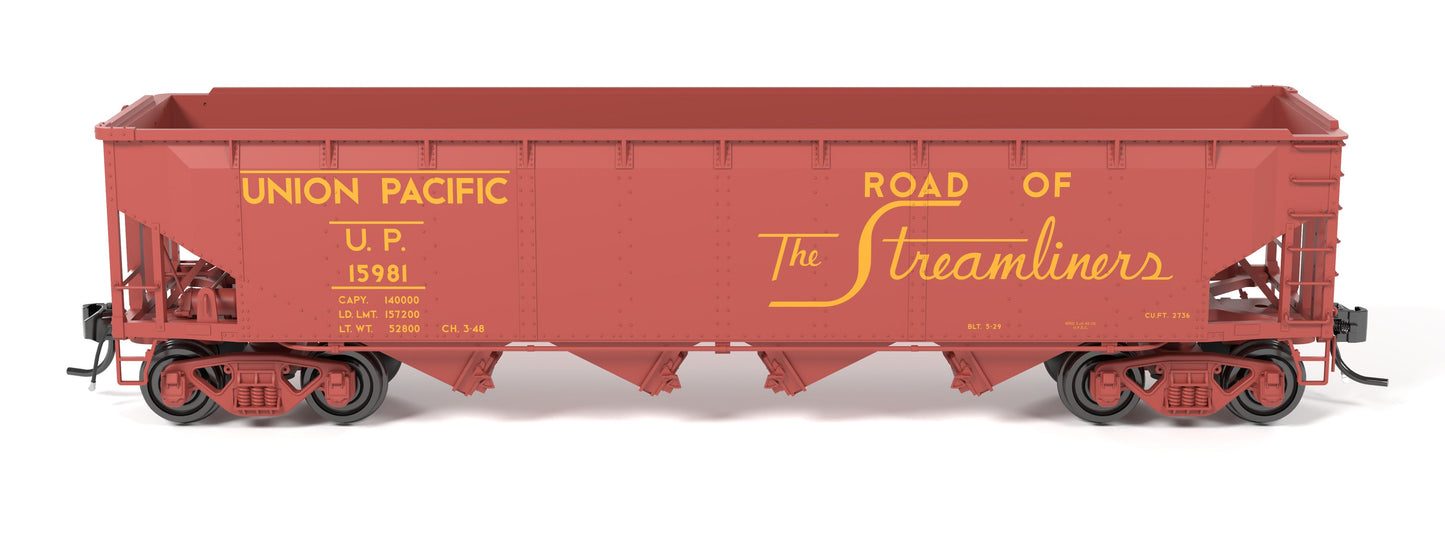 Broadway Limited 10140 HO UP ARA 70-ton 4-Bay Hopper A (Set of 6)