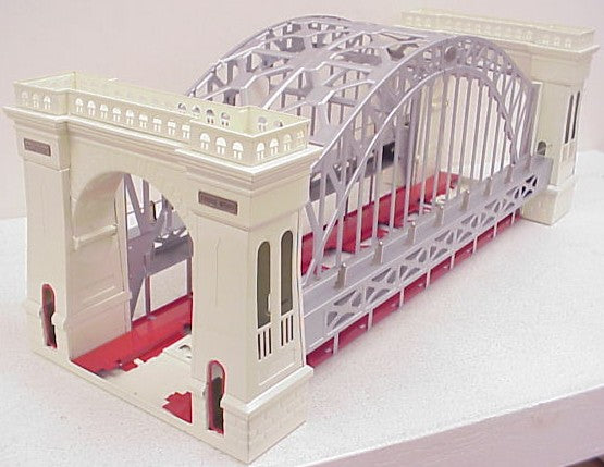 MTH 10-1016 Standard Gauge Silver and Red Hellgate Bridge LN/Box