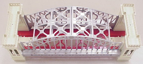 MTH 10-1016 Standard Gauge Silver and Red Hellgate Bridge LN/Box