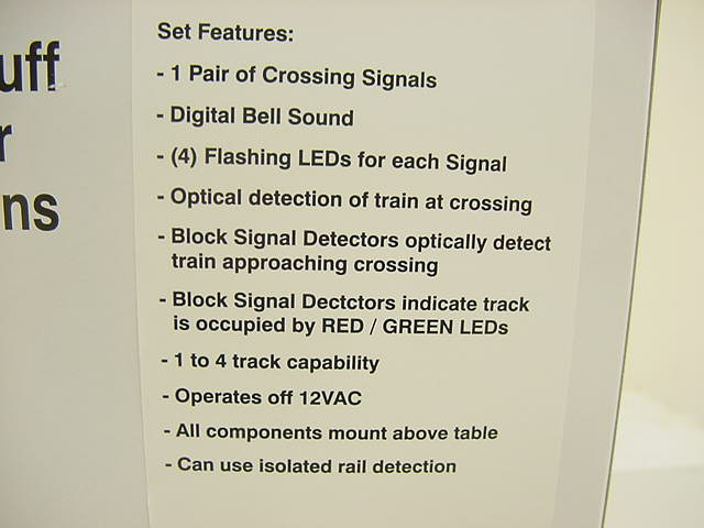Z-Stuff DZ-1020 O Crossing Signal w/Block Signal Detector & Sound (Set of 2) NIB