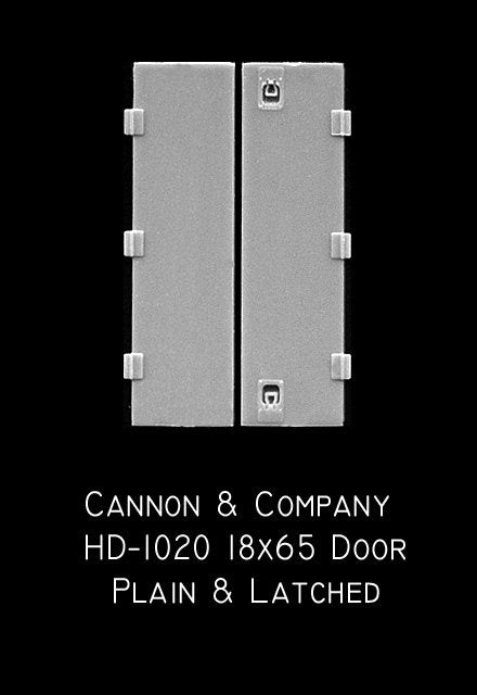 Cannon 1020 HO 18" x 65" Plain & Latched Door (Pack of 8)