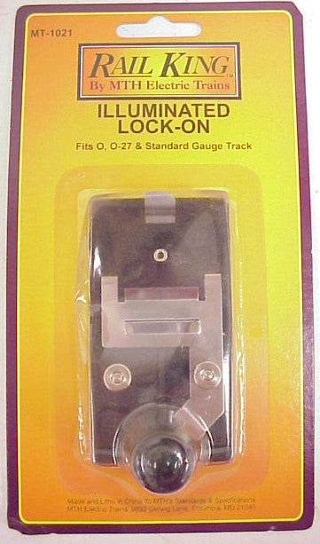MTH 10-1021 O And O-27 Scale RailKing Illuminated Lock-On